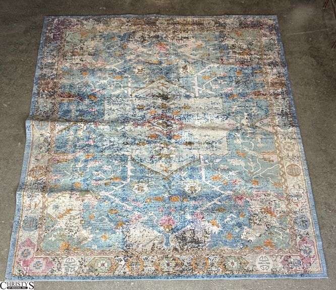 New Vivid Area Rug 7' 10" x 9' 6" - Shows wear image