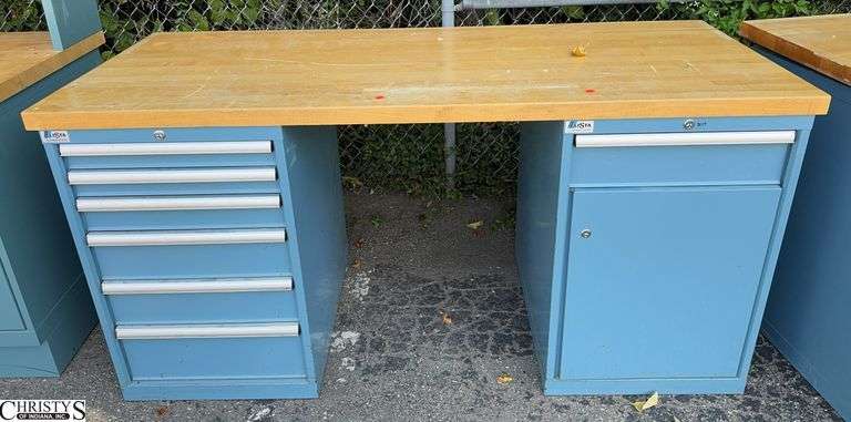 Wooden Top Work Bench 72x30x36 image