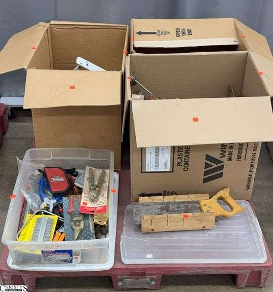 Skid of Various Hand Tools, Hardware - SKID NOT INCLUDED image