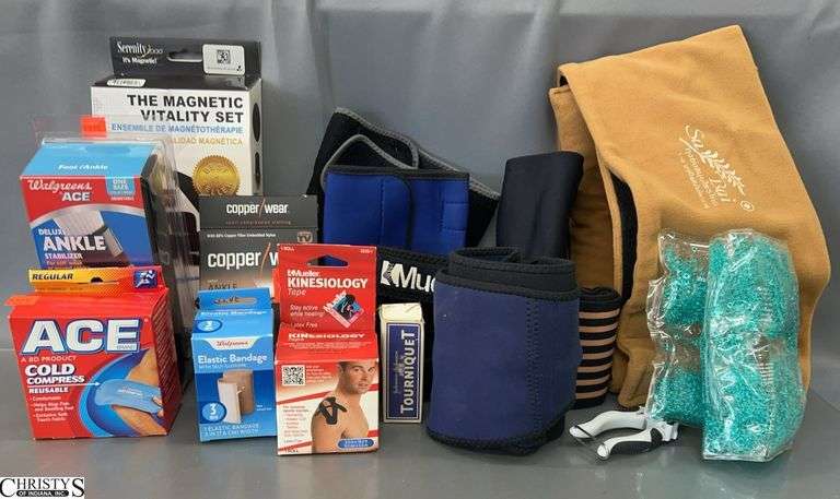 Home Health Ankle, Wrist Wraps, Elastic Bandage, Cold Compresses image