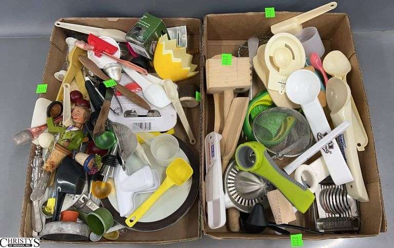 Kitchen Utensils - Measuring Spoons, Trivets, Wooden Utensils, Bottle Stoppers, Misc image