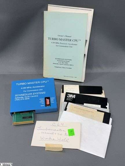 Turbomaster for C64 Manual, Disk and Articles image