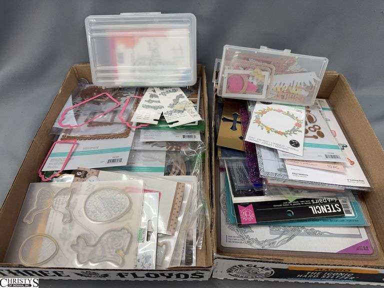 Large Lot of Steel Cut Dies Some Stencils image