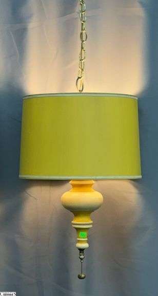 Traditional Style Hanging Pendant Lamp - 15" x 23", some wear image