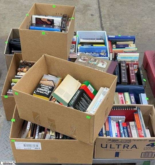 Skid Various Genre Books - Religious, Bibles, Cookbooks - SKID NOT INCLUDED image