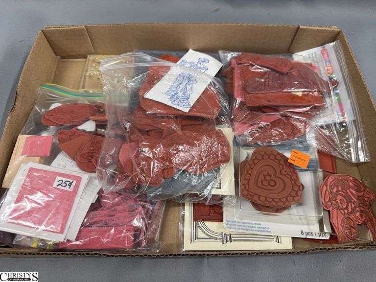 Assorted Rubber Magic Stamps, Most Have Been Used image