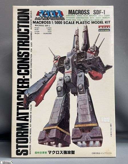 Macross 1/5000 Storm Attacker Construction  Authentic Detail Model In Box image