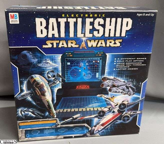 Milton Bradley Electronic Star Wars Edition Battleship Game, In Box 2002 image