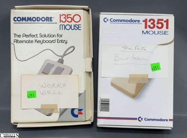 C1350 Mouse and C1351 Mouse, Manual and Test Disks FOR PARTS ONLY image