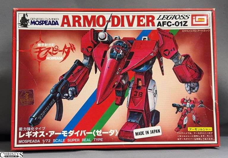 Genesis Climber Mospeada Armo Diver Legioss AFC-01Z 1/72 Scale Model Kit IMAI image