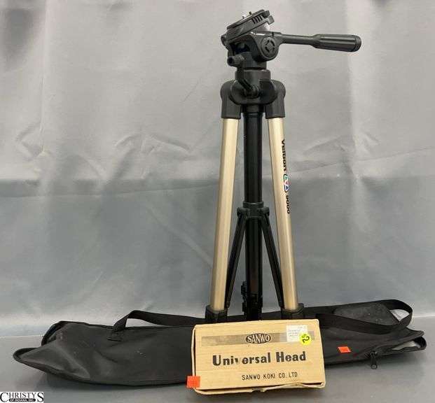 Velbon 9000 Tripod and Sanwo Universal Camera Mount image