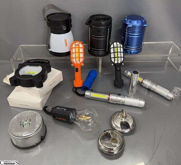 Battery Flashlights and  Lanterns - 5" of tallest image