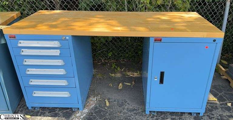 Wooden Top Work Bench 72x30x36 image