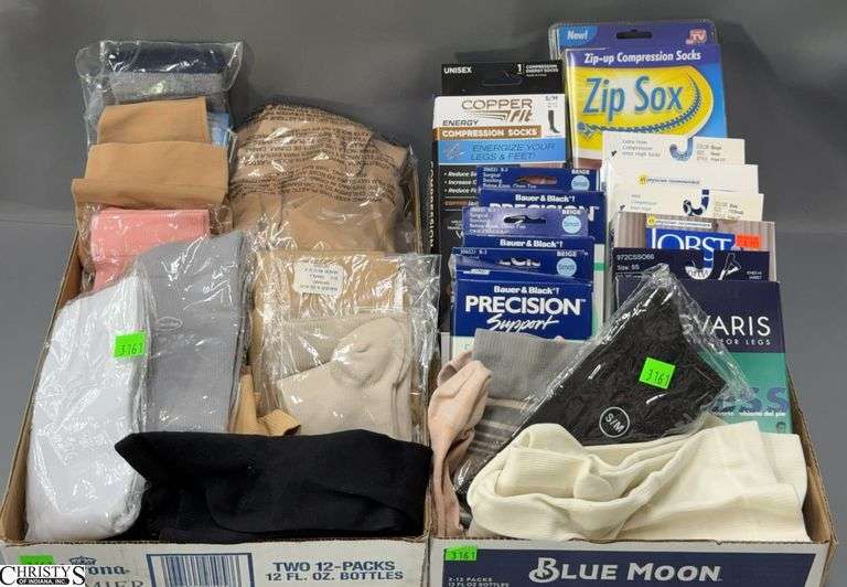 Ladies Assorted Support Sock Socks, Hosiery - Size S/M image