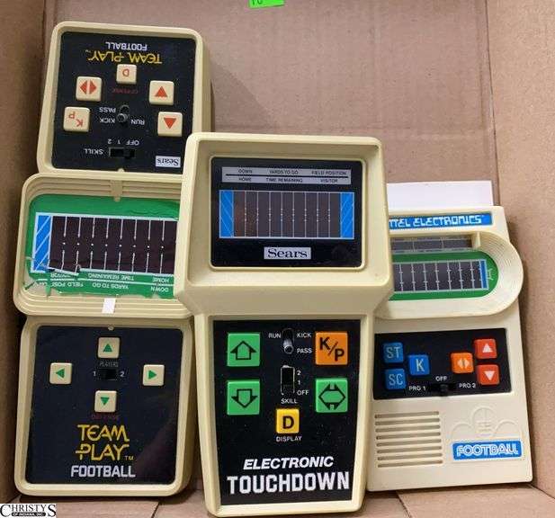 Vintage Electronic Team Games Football, Electronic Touchdown, Mattel Electronics image