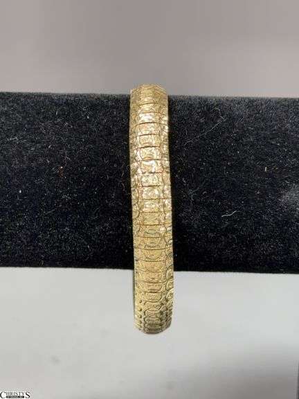 14KT Yellow Gold 7" Cleopatra Bracelet image