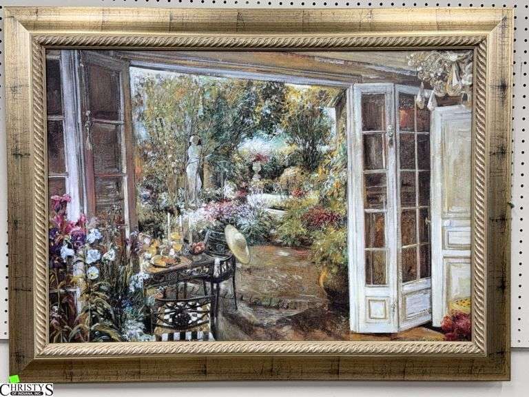 Garden View Framed Decorator Art, 45x33" image