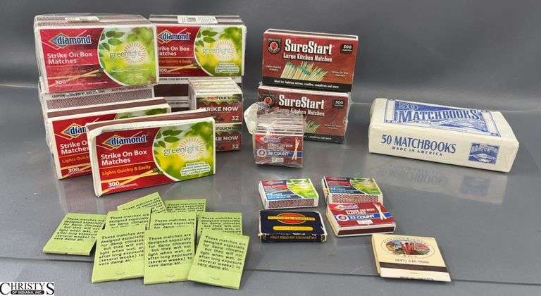 Matches and Matchbooks - most appear unopened image