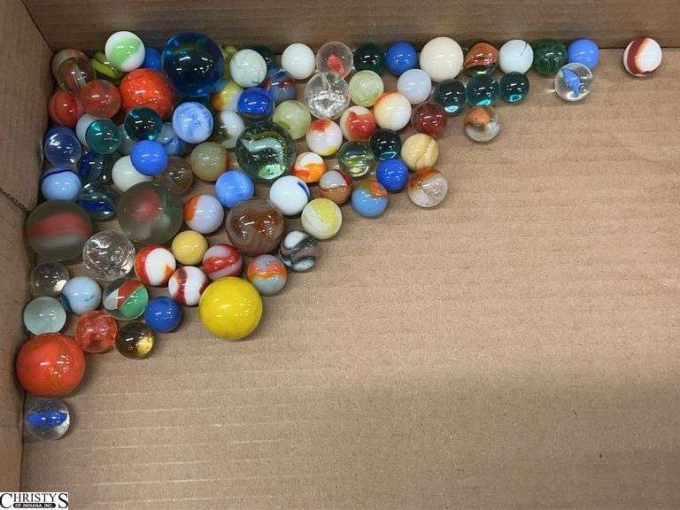 Assorted Marbles, Some UV Reactive image