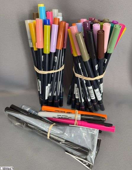 Artistic Markers Various Kinds and Makers image