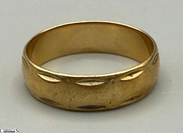 Marked 14k Size 12 Wedding Band image