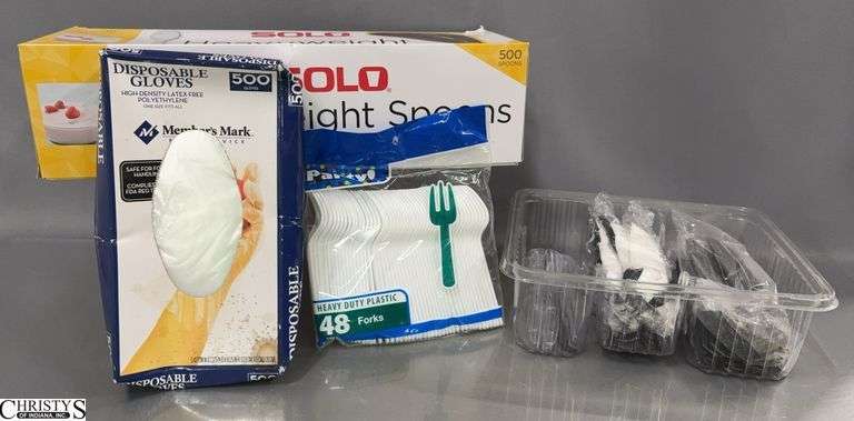 Plastic Flatware, Disposable Gloves image