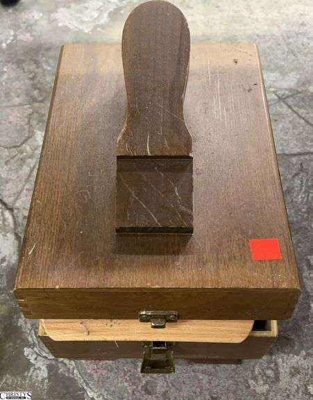 Shoe Polish Stand/Box and Various Open Polishes image