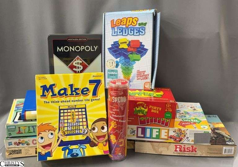 11 Various Board Games - Some wear to boxes, may not include all pieces image