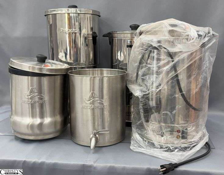 Avantco, Propur, Alexapure Stainless Water Dispensers - 21" of tallest as sits image