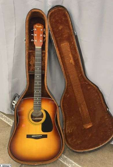 Fender DG-11 SB Guitar and Case - 41" image