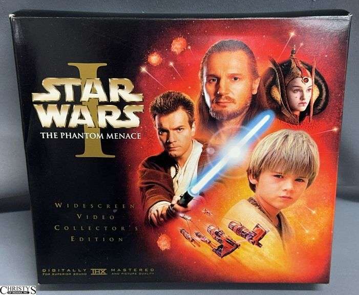 Star Wars Episode I The Phantom Menace Widescreen Video Collector's Edition VHS with Book and Extras image