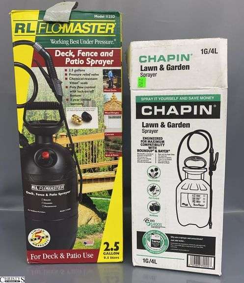RL Flomaster and Chapin Sprayers - 2.5 gallon and 1 gallon image