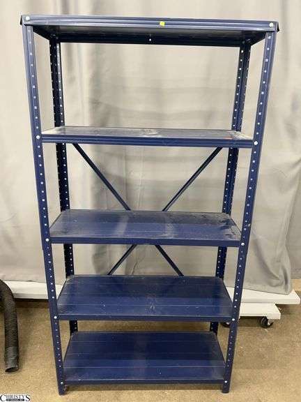 Metal 5 Shelf Storage Rack - 30" x 11.5" x 57.5" image