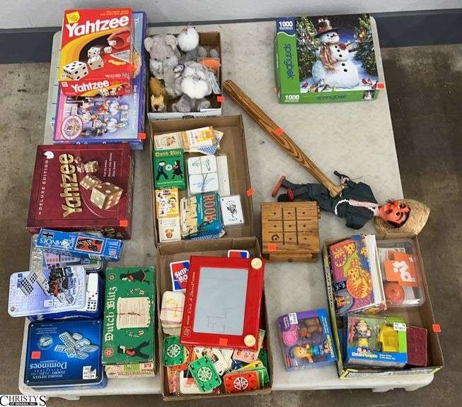 Assorted Board Games, Playing Cards, Misc - SKID NOT INCLUDED image