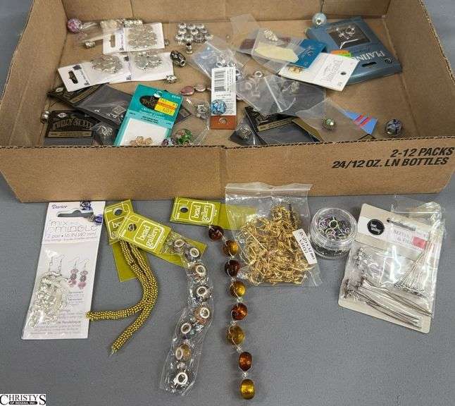 Jewelry Making Beads, Clasps, Split Rings, Earring Hooks, Charm Message Boxes, Mix and Mingle Drop Earrings image