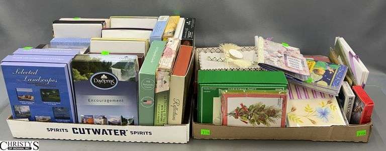 2 Flats Assorted Greeting and Note Cards image