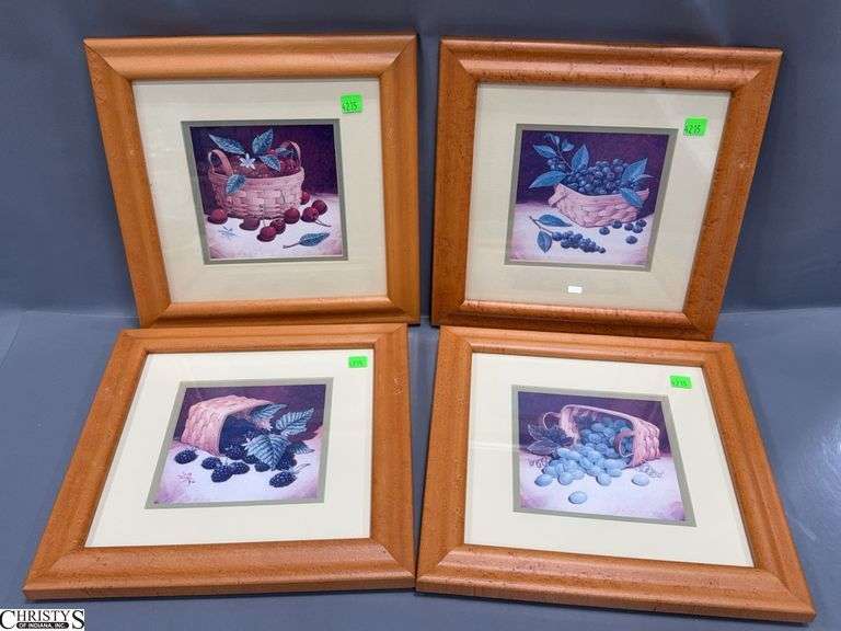 4 Longaberger Framed Prints Approx. 12 1/2" X 12 1/2" image