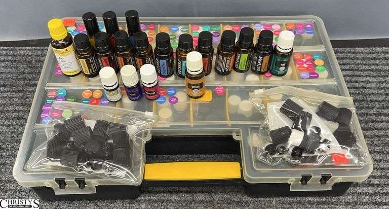 Large Lot Doterra and Young Living Essential Oils, Some Open - expiration not checked image