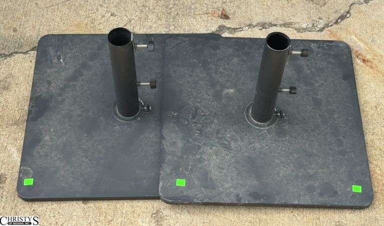 2 Patio Umbrellas Bases - 20" x 20" x 11" of each image