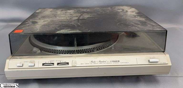 Fisher Turntable - 17" x 14", damaged cover image