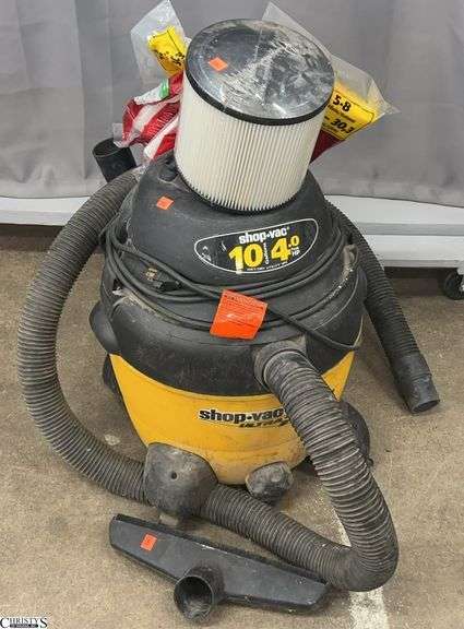 Shop Vac 10 Gallon 4.0HP, Extra Filter and Bags image