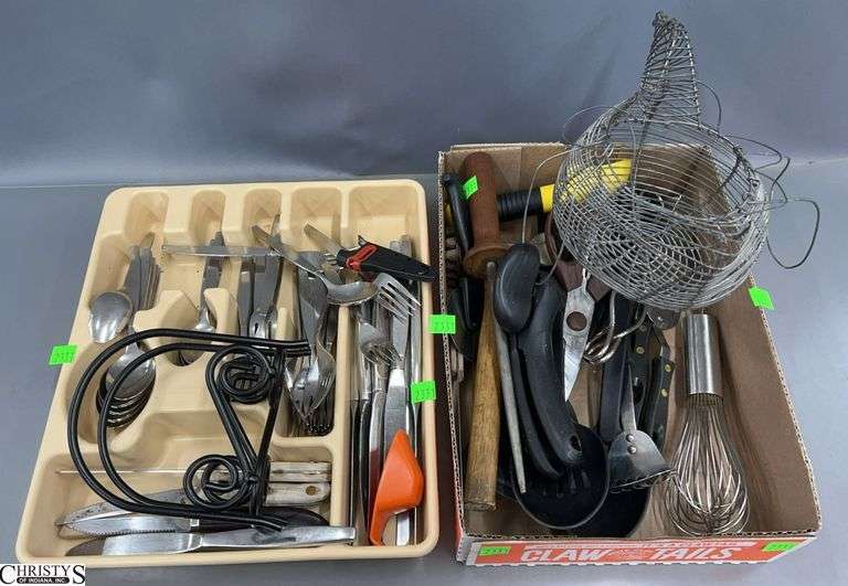 Stainless Flatware, Assorted Kitchen Utensils image