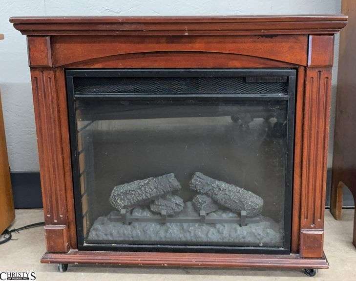 Twin Star Electric Fireplace Style Heater - 31" x 12" x 27" image
