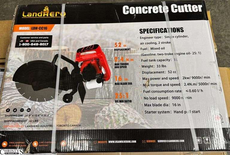 LandHonor Concrete Cutter LDH-CC-16 image