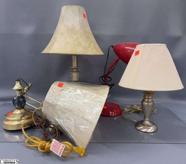 5 Small Lamps - 19" of tallest image