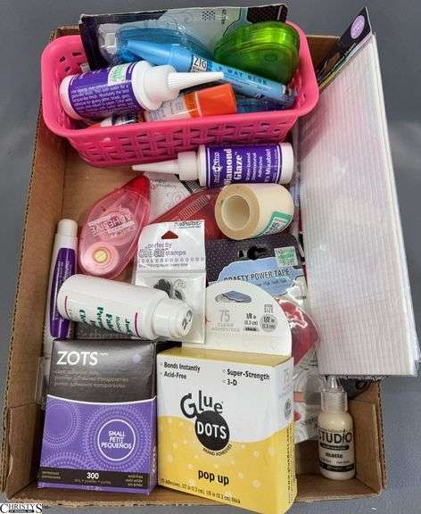 Adhesives, Glue Dots, Diamond Glaze, Glue Pens, Zots image