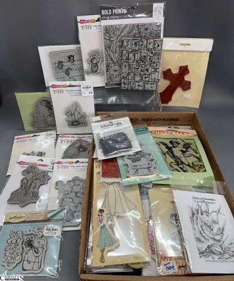 Stampendous, Spellbinders, Hero Arts and Other Makers Rubber Cling Stamps image
