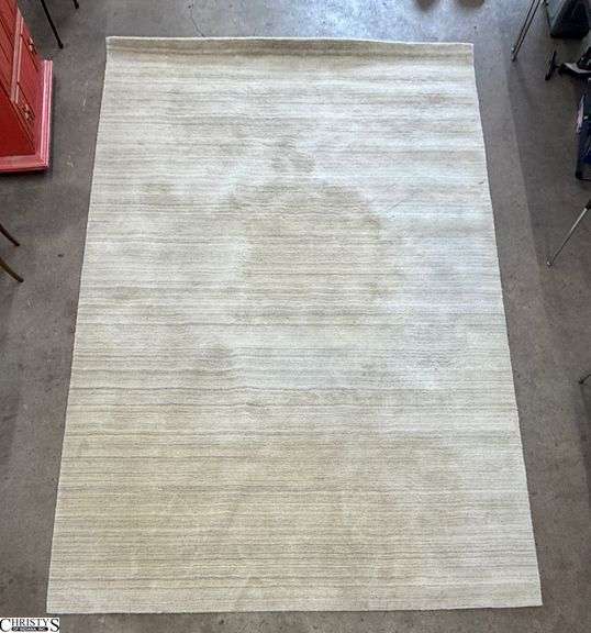 Dalyn "Raifa" 9' x 13' Area Rug - shows wear and staining image