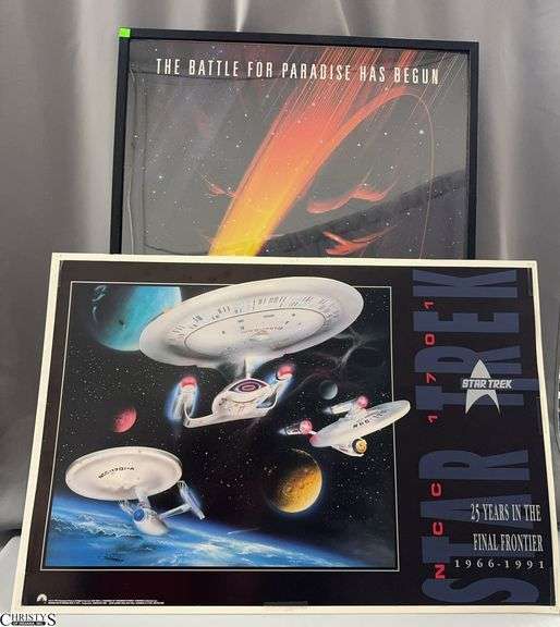 Star Trek Framed Art Prints - 25 Years of Final Frontier & Insurrection Movie Poster image
