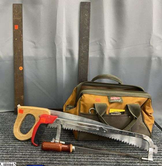 BucketBoss Tool Bag and Various Hand Tools image
